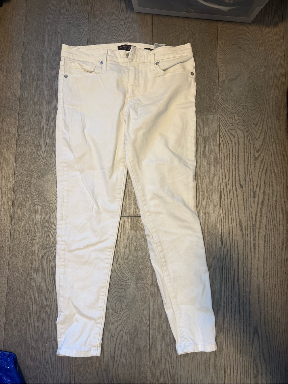 Banana Republic White Skinny Jeans